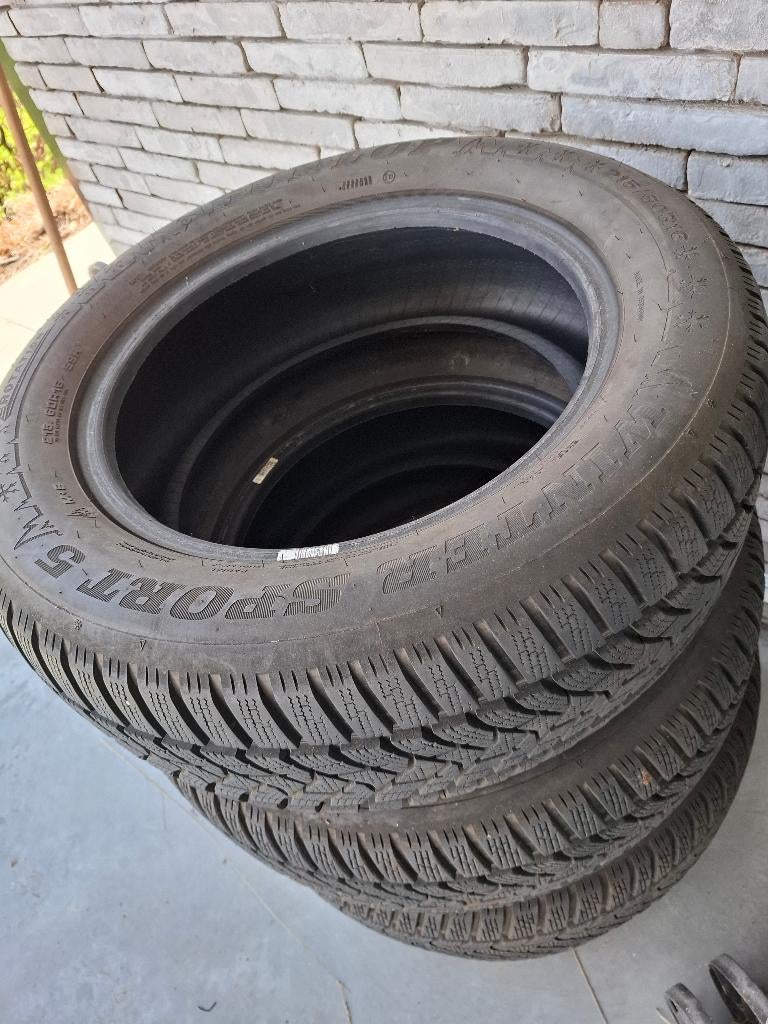 Winterbanden Dunlop Wintersport, Auto-onderdelen, Banden en Velgen, Ophalen, 16 inch, Winterbanden, Band(en)