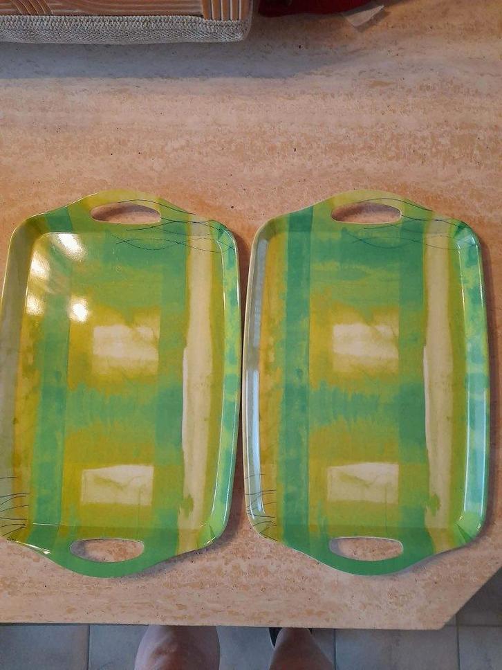 Plateaux de service verts Belolive, Maison & Meubles, Accessoires pour la Maison | Plateaux, Utilisé, Synthétique, Rectangulaire