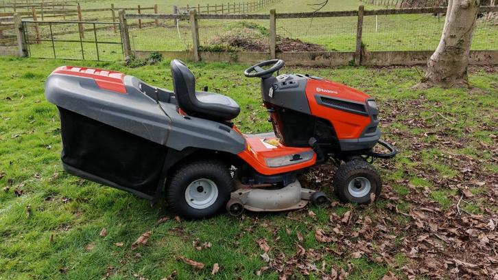 Zitmaaier Husqvarna CTH 184T, Tuin en Terras, Zitmaaiers, Mulchfunctie, Opvangbak, Ophalen