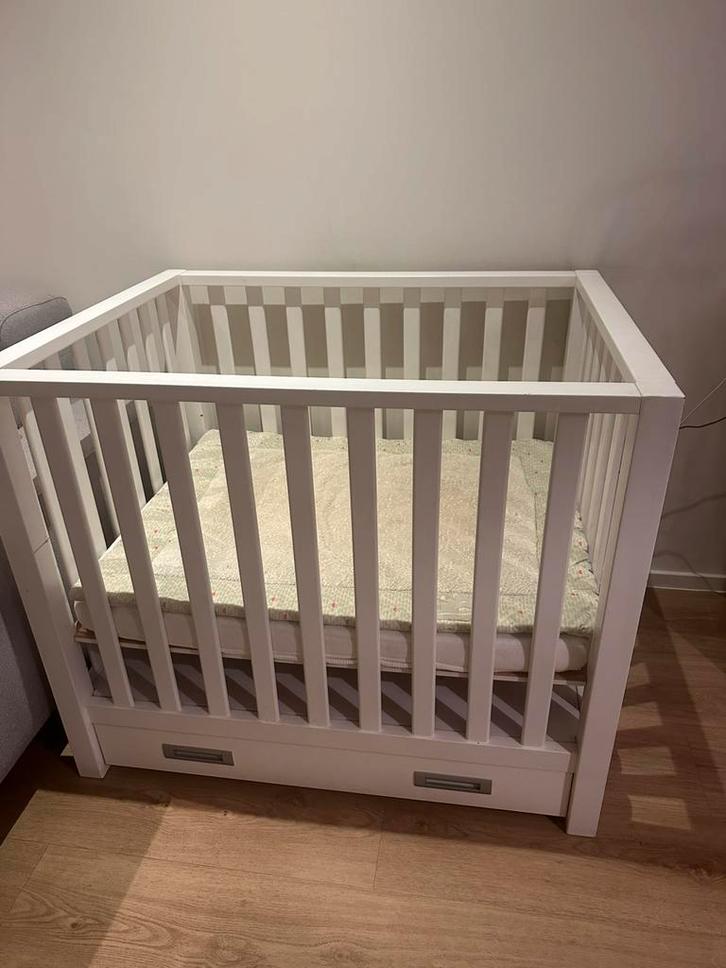 Park met lade + matras + beschermer + inlegger + omrander, Kinderen en Baby's, Babyparken, Gebruikt, Rechthoekig, In hoogte verstelbaar