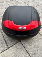 Topcase Givi E340 monolock noir et rouge 34l, Motos, Enlèvement, Utilisé