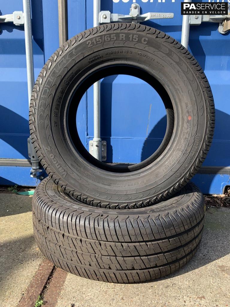 2x Demo Continental 215 65 15C Verzwaarde zomerbanden, Autos : Pièces & Accessoires, Pneus & Jantes, 15 pouces, Pneus et Jantes