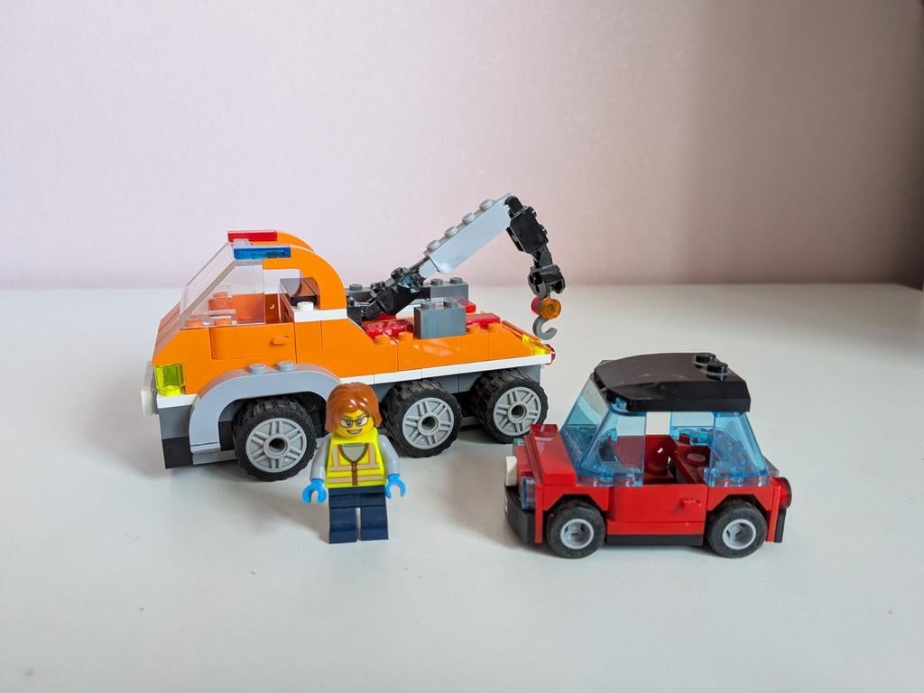 Lego, dépanneuse avec voiture, Enlèvement