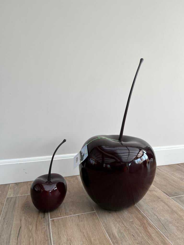 Deco kersen | set nieuw 125€ nu 24€ voor set, Maison & Meubles, Accessoires pour la Maison | Vases, Comme neuf, Enlèvement