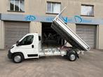 Peugeot Boxer 435 2.2 BlueHdi KIPPER PRO *€ 18.490 NETTO*, Auto's, Voorwielaandrijving, Euro 6, Overige bekleding, Wit
