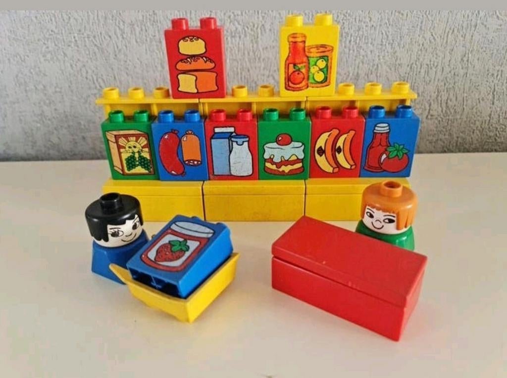 Vintage duplo set nr. 2640 : de supermarkt, Enfants & Bébés, Jouets | Blocs de construction, Enlèvement ou Envoi