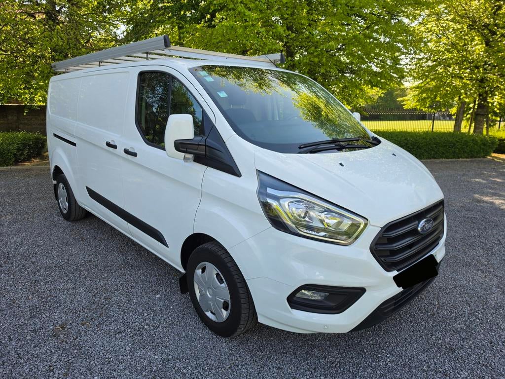 Ford Transit Custom L2H1 – 2020 – Slechts 93.000 km, Voorwielaandrijving, Stof, 1995 cc, 4 cilinders