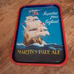 Oud dienblad in ijzer martins pale ale., Verzamelen, Biermerken, Ophalen of Verzenden