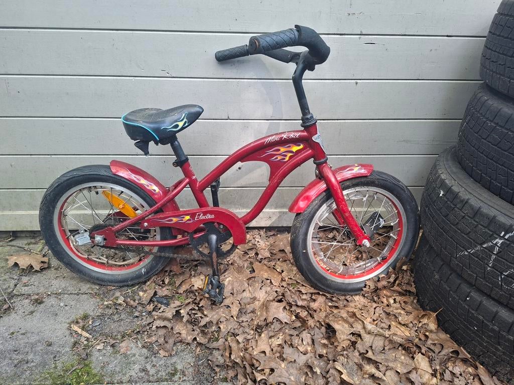 Kinderfiets chopper, Ophalen, Zijwieltjes