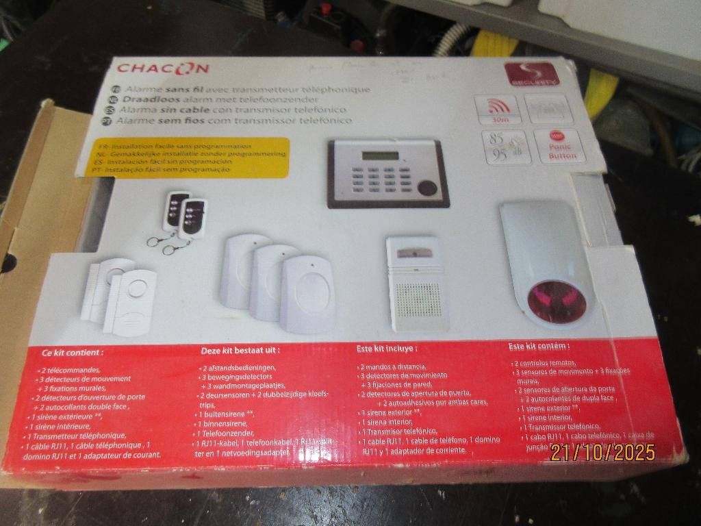 alarme sans fil, Enlèvement, Utilisé