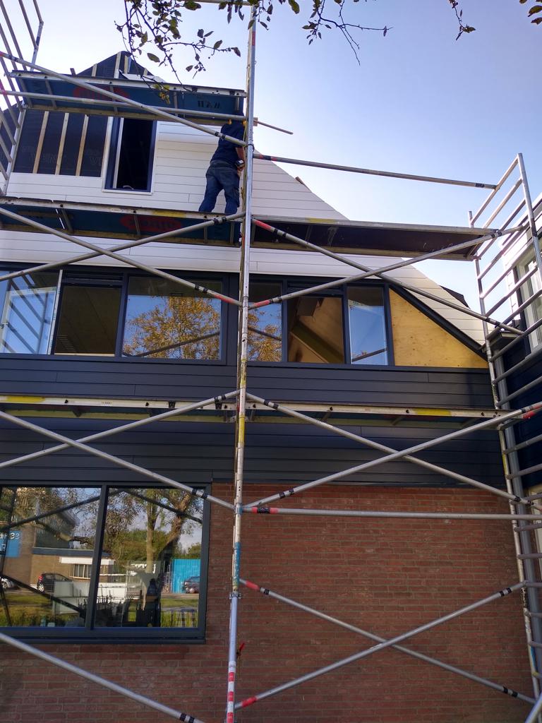 Rolsteiger, Ladders, Glasbok  Te Koop, Ophalen, Gebruikt, Gevelsteiger, 5 meter of hoger
