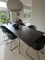 Design houten tafel (8 personen), Huis en Inrichting, Tafels | Eettafels, Ophalen, Gebruikt, 100 tot 150 cm, 200 cm of meer