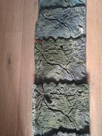 4 HS AQUA achterwanden - imitatie rots - antraciet, Ophalen