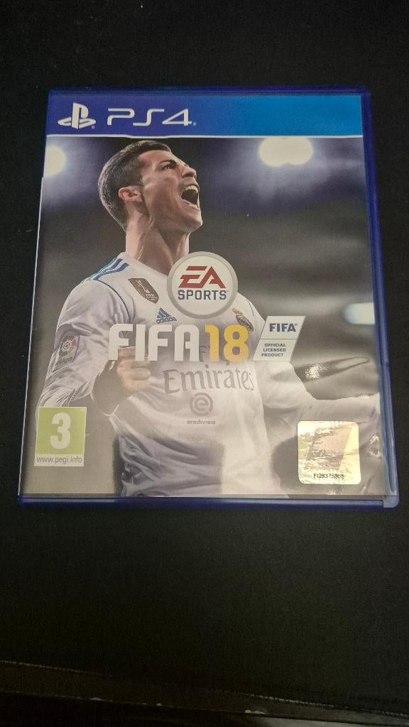 FIFA 18 PS4, Consoles de jeu & Jeux vidéo, Enlèvement ou Envoi, Comme neuf, Sport, À partir de 3 ans