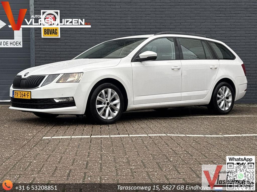 Skoda Octavia Combi 1.0 TSI Greentech Ambition Business DSG, Auto's, Skoda, Automaat, Zwart, Wit, Bedrijf