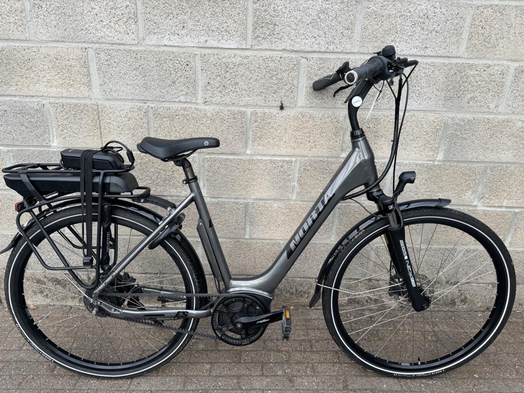 Norta elektrische fiets | Bosch middenmotor | Belt | 500Wh, Autres marques, 50 km par batterie ou plus, Utilisé, Enlèvement