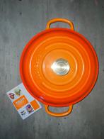 Le Creuset Campagnard Flamme Dorée, Gietijzer, Nieuw, Ophalen of Verzenden, Keramische plaat