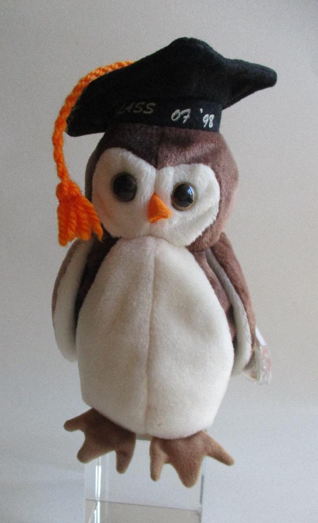 BEANIE BABIES: 156-WISE-1997-UIL-CLASS-07-’98-MINT -VINTAGE, Collections, Collections complètes & Collections, Envoi