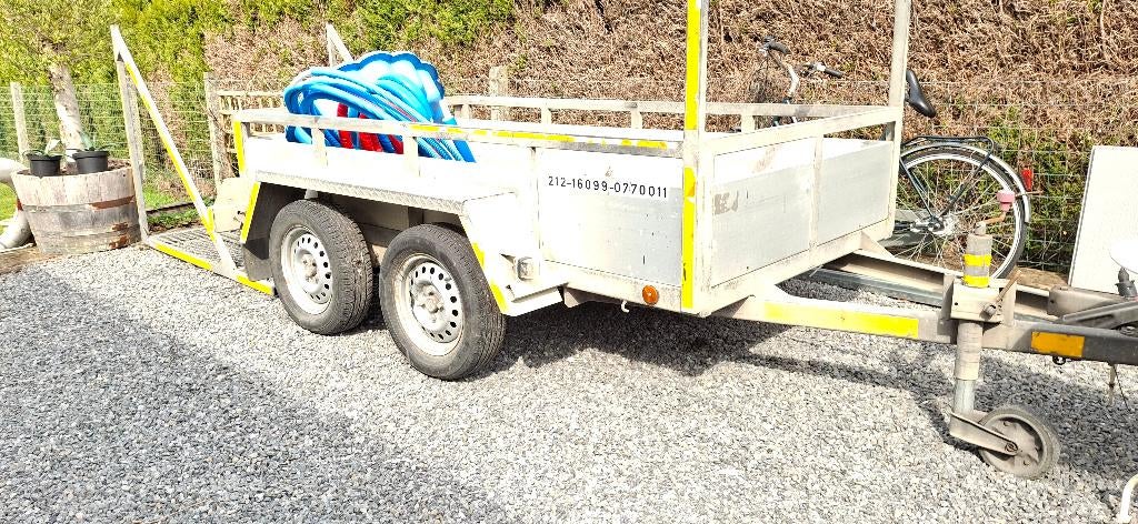 BOVIJN aanhangwagen, Ophalen, Gebruikt