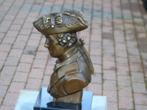 buste d un roi , FREDERIC II en bronze signé ., Enlèvement ou Envoi, Bronze