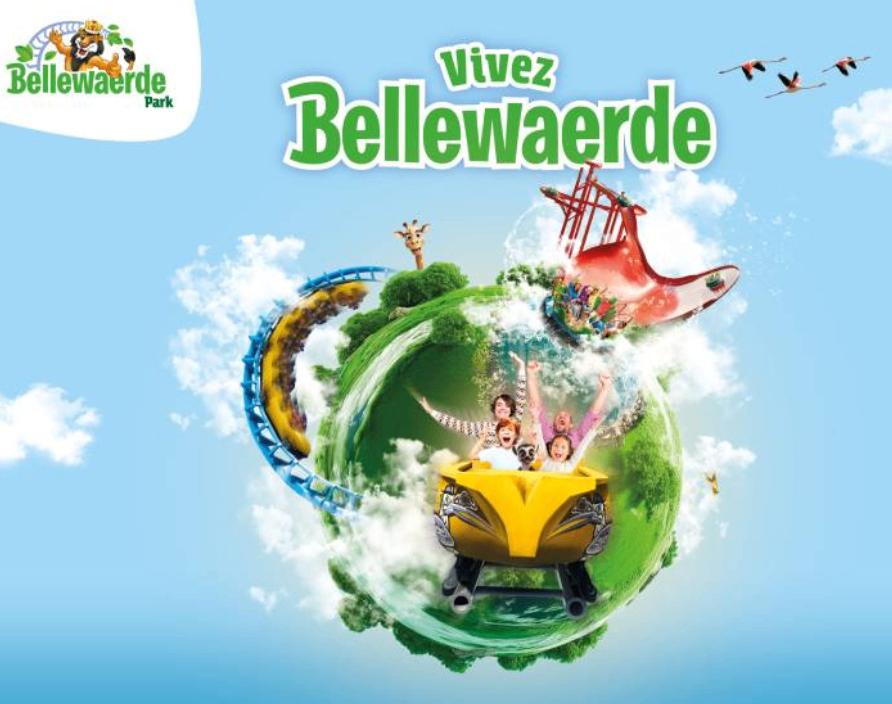 Bellewaerde Park — familietickets, Twee personen, Ticket of Toegangskaart