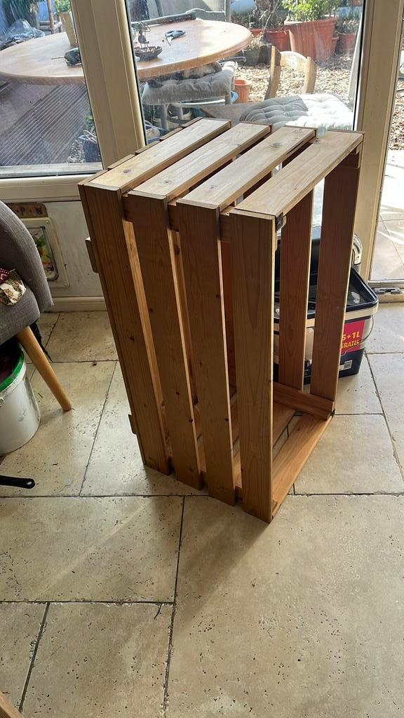 Caisse en bois, Maison & Meubles, Enlèvement, Utilisé