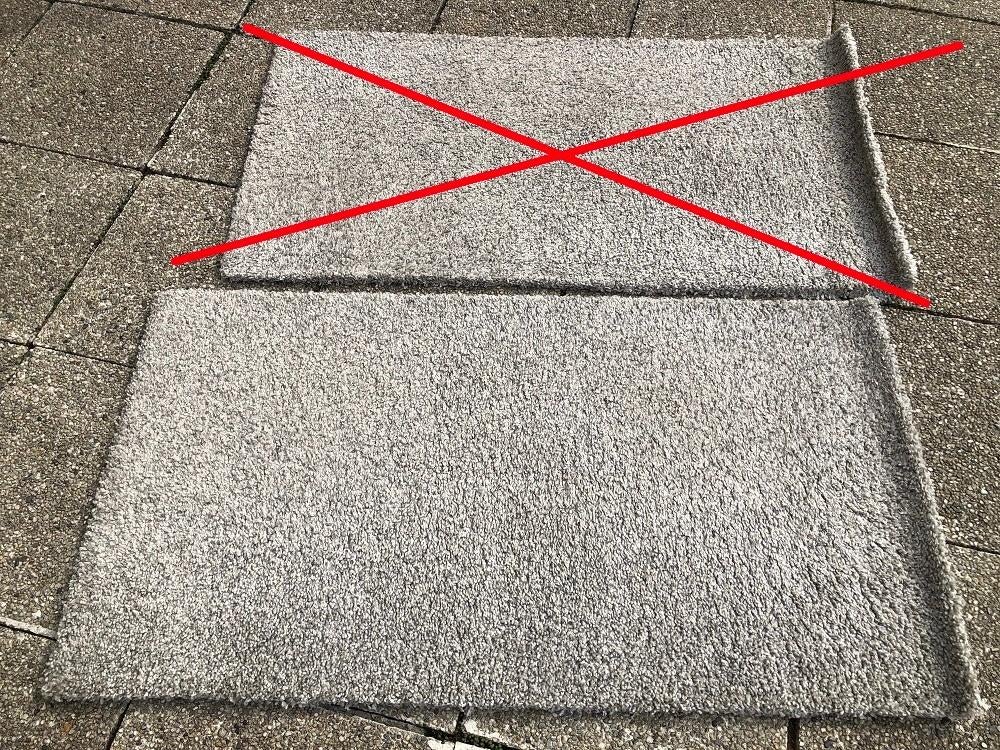 Tapijt hoogpolig 80x150 (1 stuk), Ophalen, Gebruikt, 50 tot 100 cm, Grijs