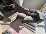 Lederen 3zits hoekbank met elektrische relax, Huis en Inrichting, Ophalen, Zo goed als nieuw, Leer