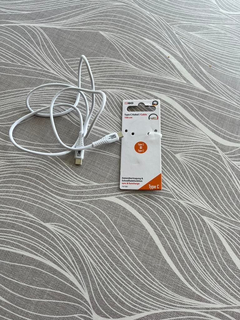 Kabel type c, Telecommunicatie, Mobiele telefoons | Telefoon-opladers, Ophalen, Nieuw, Overige merken