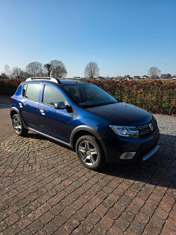 Dacia Sandero Stepway Comfort – 2018 – 99.000 km, Auto's, Dacia, Particulier, Sandero, ABS, Airbags, Alarm, Android Auto, Bluetooth