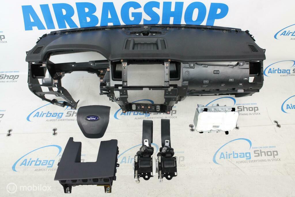 Airbag kit -Tableau de bord noir Ford Ranger (2015-2018), Gebruikt, Ophalen of Verzenden