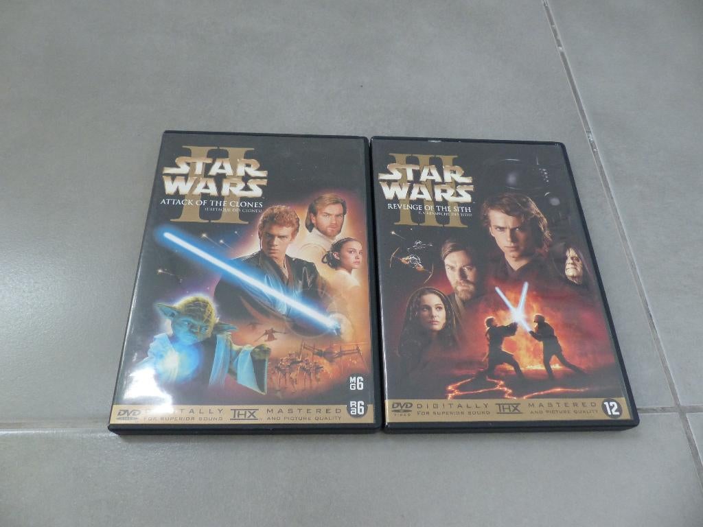 2 DVD Star Wars en parfait état, CD & DVD, DVD | Science-Fiction & Fantasy, Comme neuf, Enlèvement ou Envoi