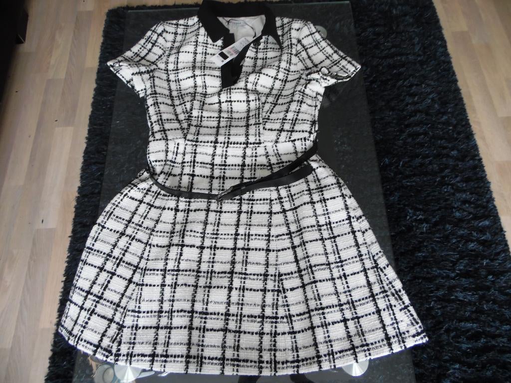 MORGAN NIEUWE JURK + RIEM, Maat 38/40 (M), Morgan de toi, Wit, Nieuw