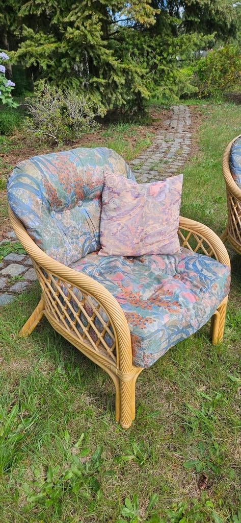 Kwalitatief rotan lounge set, Ophalen, Rotan