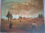 Landarbeid Leonard de Buck(1874-1954), Antiek en Kunst, Kunst | Schilderijen | Abstract, Verzenden