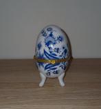 Vintage porseleinen ei juwelendoosje., Enlèvement ou Envoi, Comme neuf