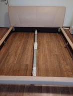 Lit en cuir de luxe +sommiers à lattes 180x200 GRATUITS, Maison & Meubles, Chambre à coucher | Lits, Beige, Comme neuf, Enlèvement