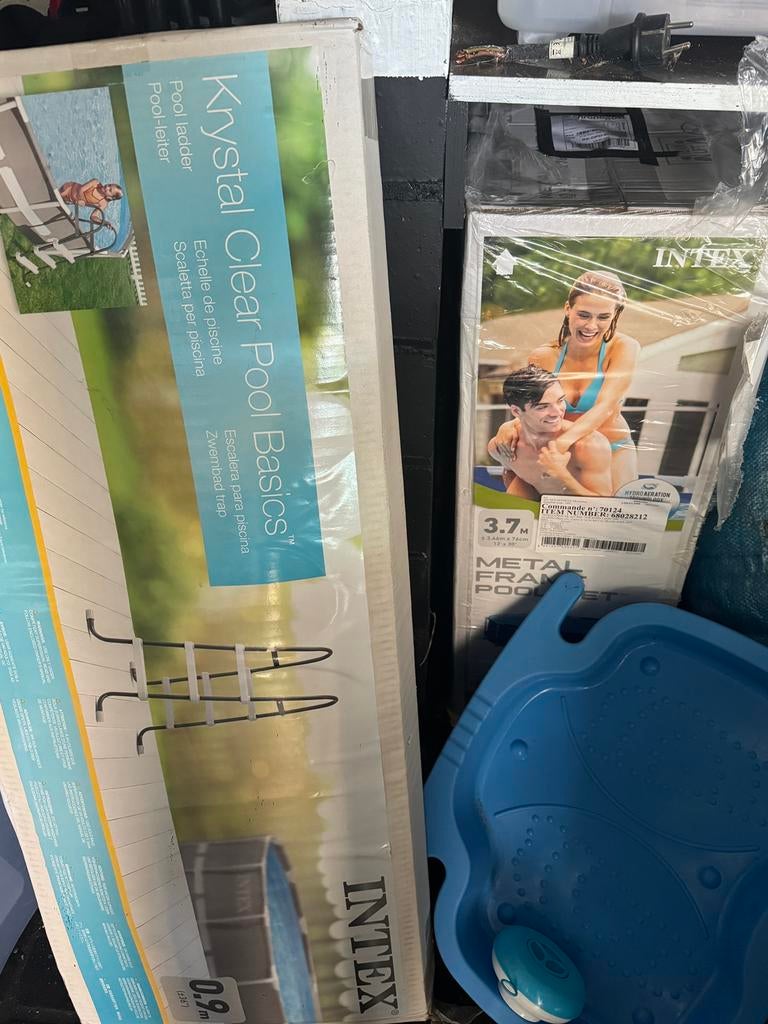 Intex zwembad 3,7m diemeter, Enlèvement, Comme neuf