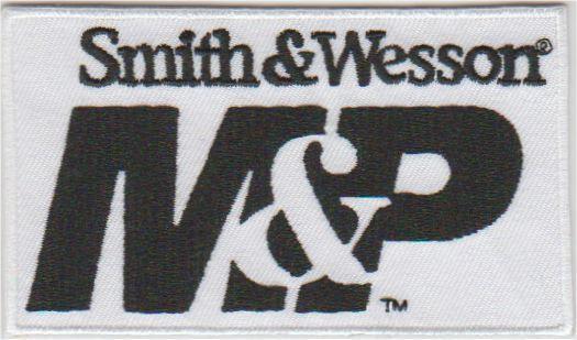 Smith Wesson MP stoffen opstrijk patch embleem #2, Verzamelen, Kleding en Patronen, Nieuw, Verzenden