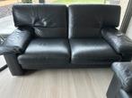Twee lederen zetels, Ophalen, Gebruikt, Driepersoons, Leer