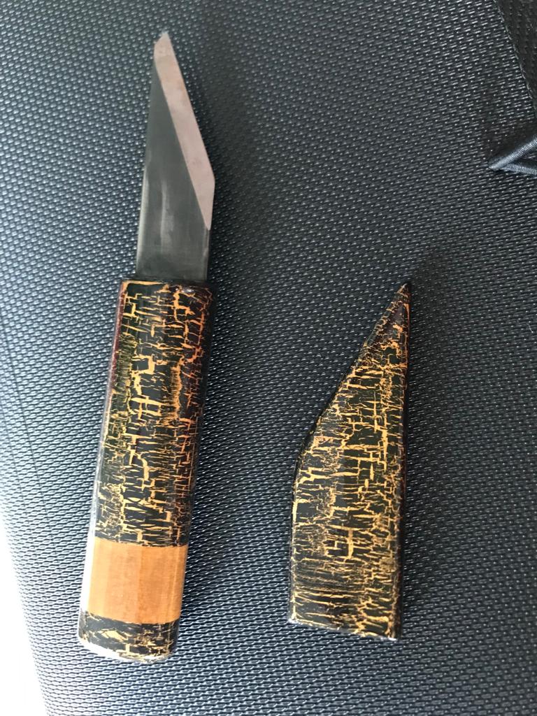 mes voor houtbewerking japans, Ophalen