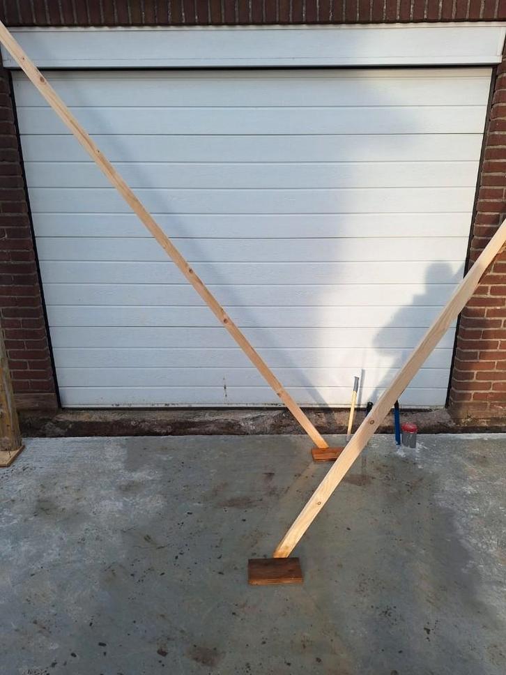 Sectionaalpoort electrisch 2.5x2meter, Doe-het-zelf en Bouw, Deuren en Vliegenramen, Zo goed als nieuw, Garagedeur, 200 tot 215 cm