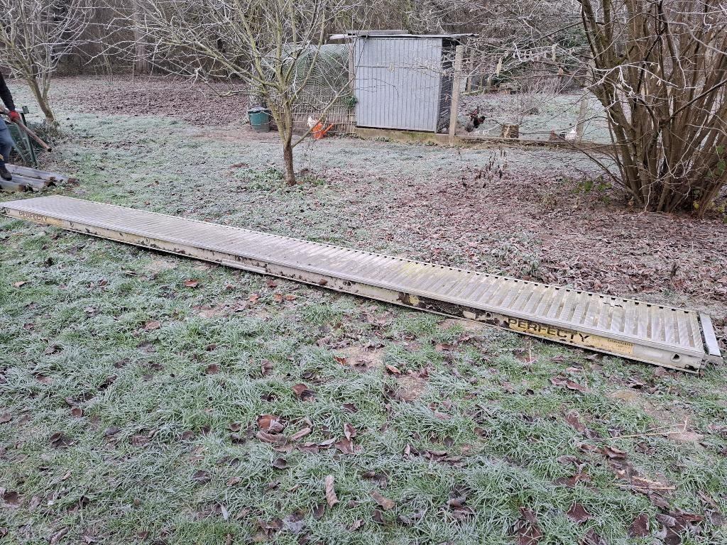 passerelle d'échafaudage 6 m en alu, Enlèvement