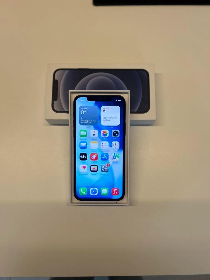 iPhone 12 128 Go noir - Batterie 84 % - Légère usure, Télécoms, Téléphonie mobile | Apple iPhone, Comme neuf, 128 GB, Sans abonnement