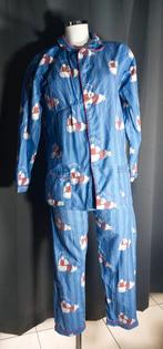 Ensemble pyjama bleu Jusqu'au lever du jour, Kleding | Dames, Pyjama's, Sans marque, Ophalen of Verzenden, Zo goed als nieuw, Maat 34 (XS) of kleiner
