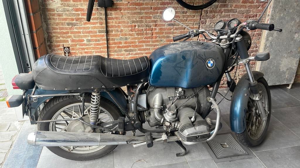 BMR R75/7, 2 cilinders, Occasion, Motorrijbewijs A, Particulier