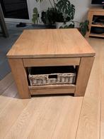 Table de salon 60x60 sur 45 en teck massif, Enlèvement