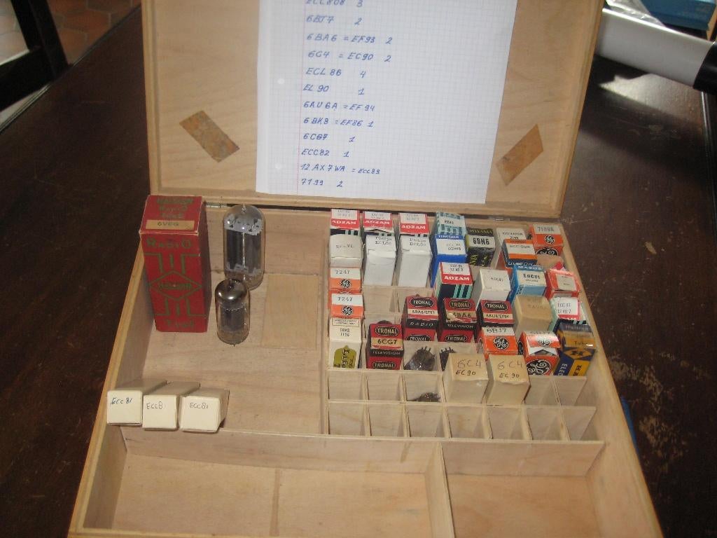 Étui avec lampes audio, TV, Hi-fi & Vidéo, Enlèvement ou Envoi