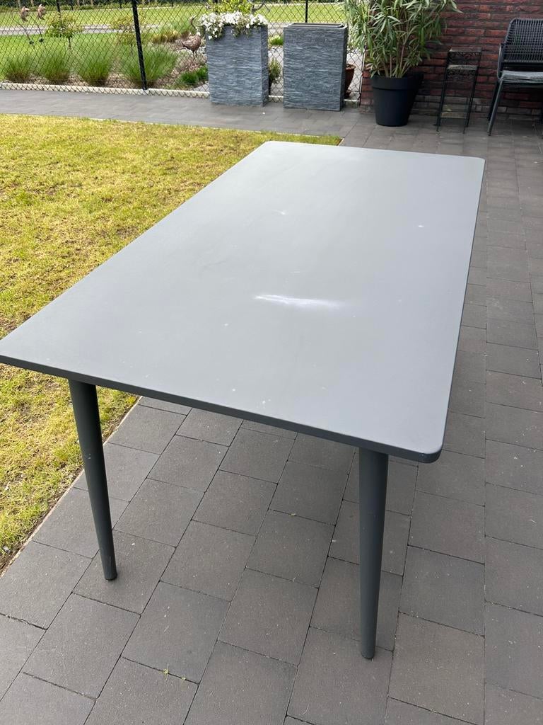Tuintafel, Tuin en Terras, Tuintafels, Ophalen, Gebruikt, Rechthoekig, Metaal