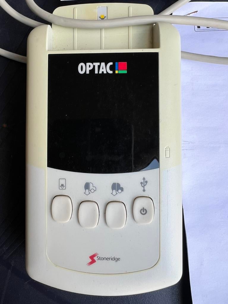 Optac toestel om chauffeurskaarten in te lezen, Enlèvement, Comme neuf